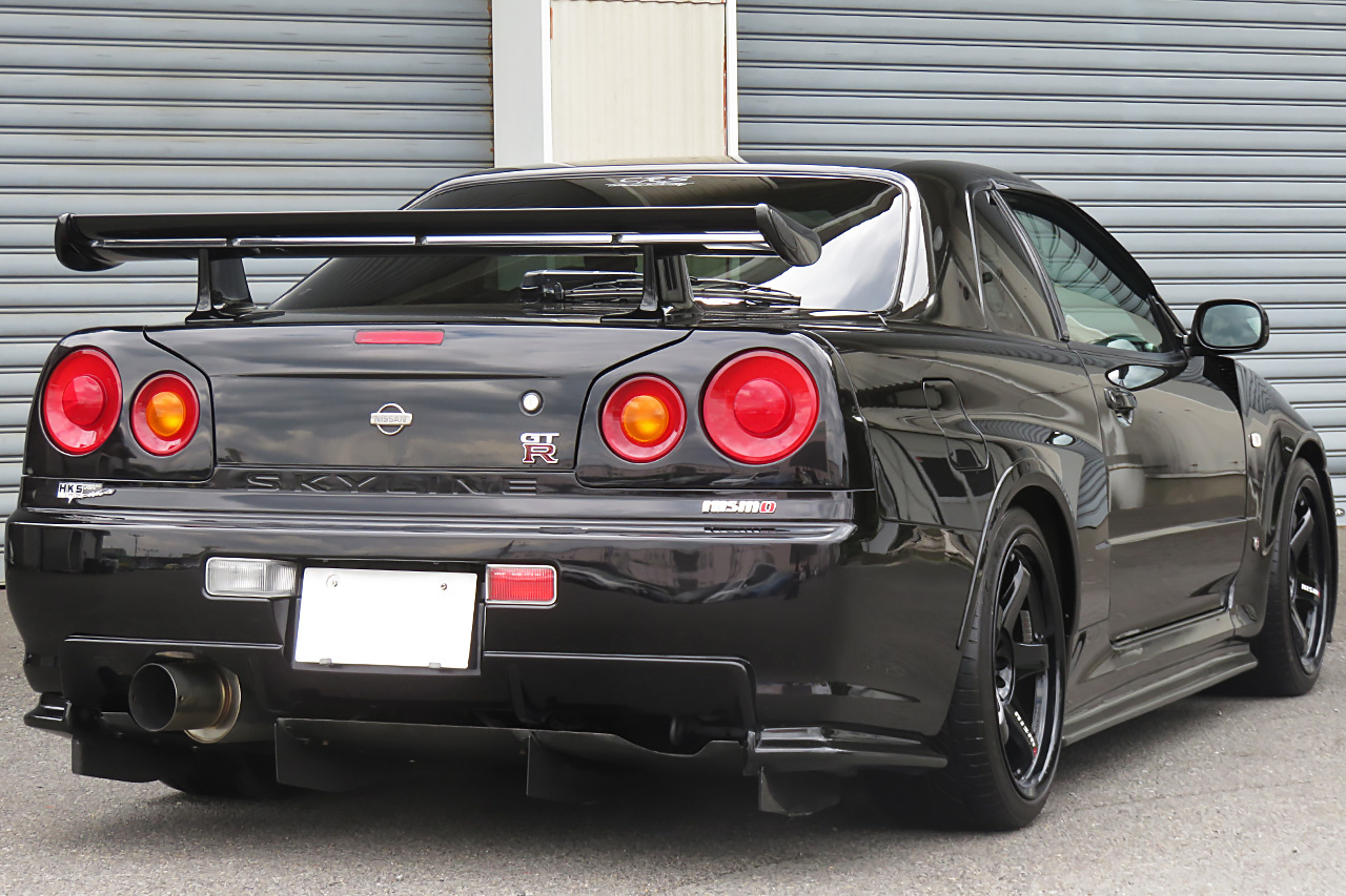 1999 Nissan SKYLINE GT-R BNR34 R34 GT-R V SPEC, RAYS NISMO LM GT4 18 Inch Wheels, BNR34 Z-TUNE Front Bumper