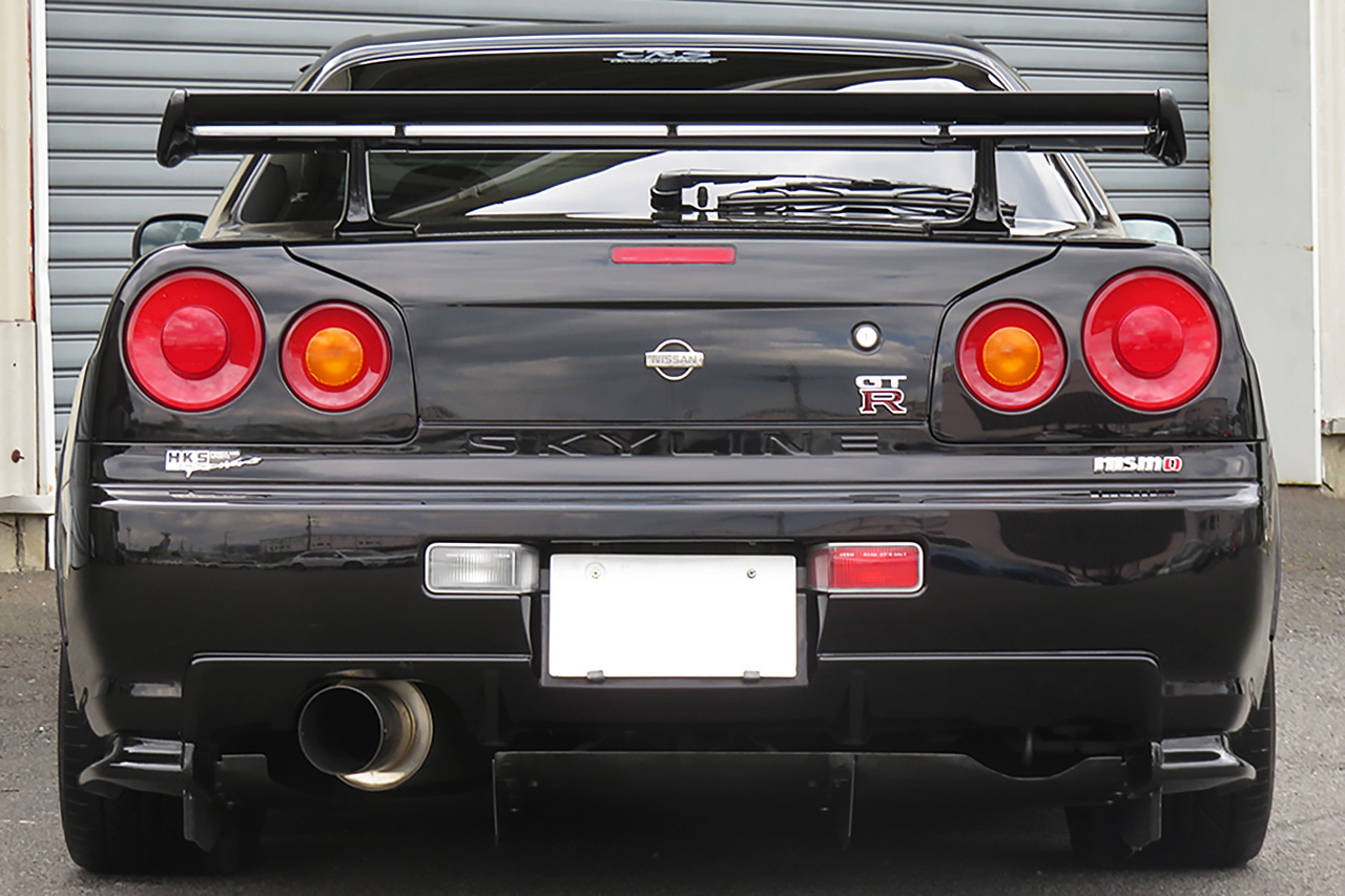 1999 Nissan SKYLINE GT-R BNR34 R34 GT-R V SPEC, RAYS NISMO LM GT4 18 Inch Wheels, BNR34 Z-TUNE Front Bumper