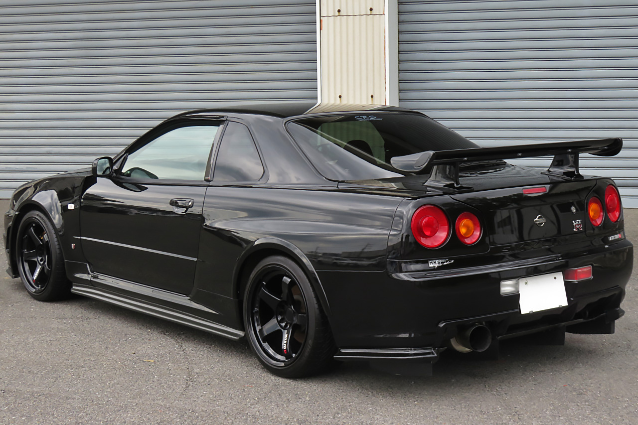 1999 Nissan SKYLINE GT-R BNR34 R34 GT-R V SPEC, RAYS NISMO LM GT4 18 Inch Wheels, BNR34 Z-TUNE Front Bumper