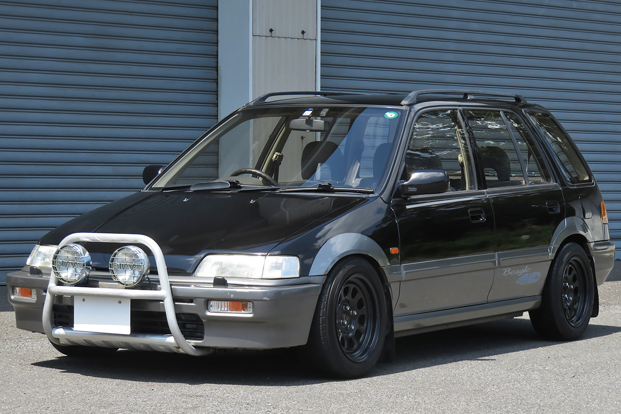 1995 Honda CIVIC SHUTTLE EF5 BEAGLE 4WD, Manual Transmission, Aftermarket Wheels