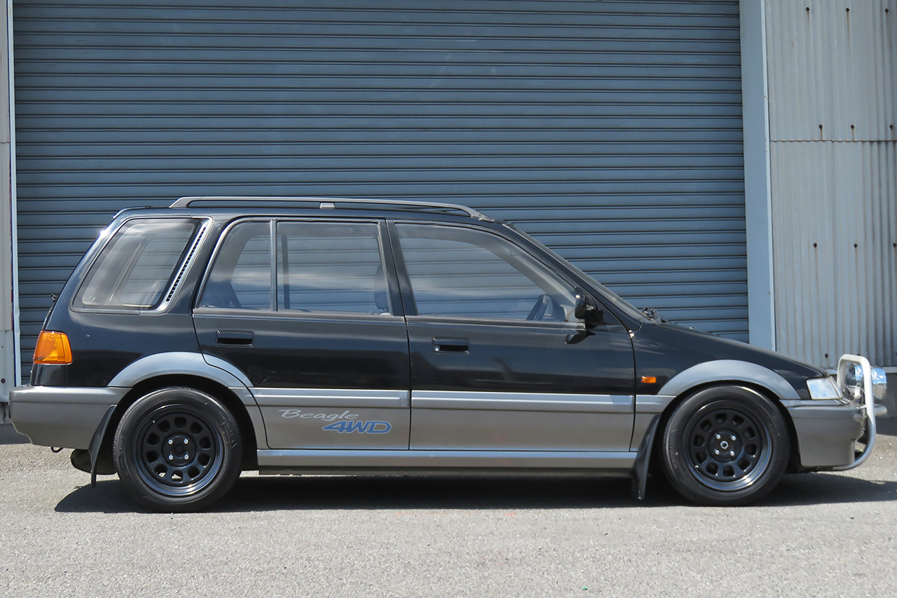 1995 Honda CIVIC SHUTTLE EF5 BEAGLE 4WD, Manual Transmission, Aftermarket Wheels