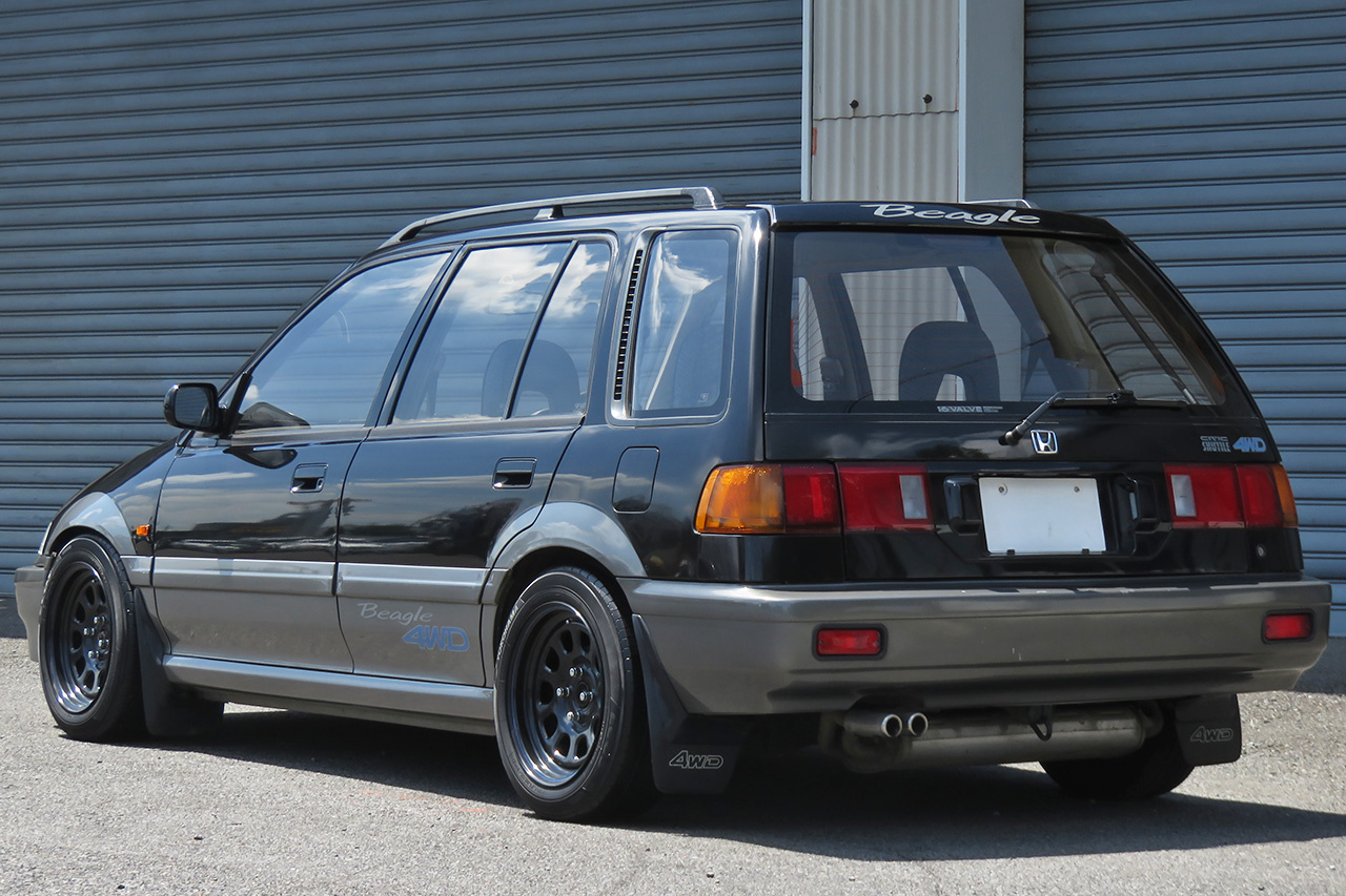 1995 Honda CIVIC SHUTTLE EF5 BEAGLE 4WD, Manual Transmission, Aftermarket Wheels