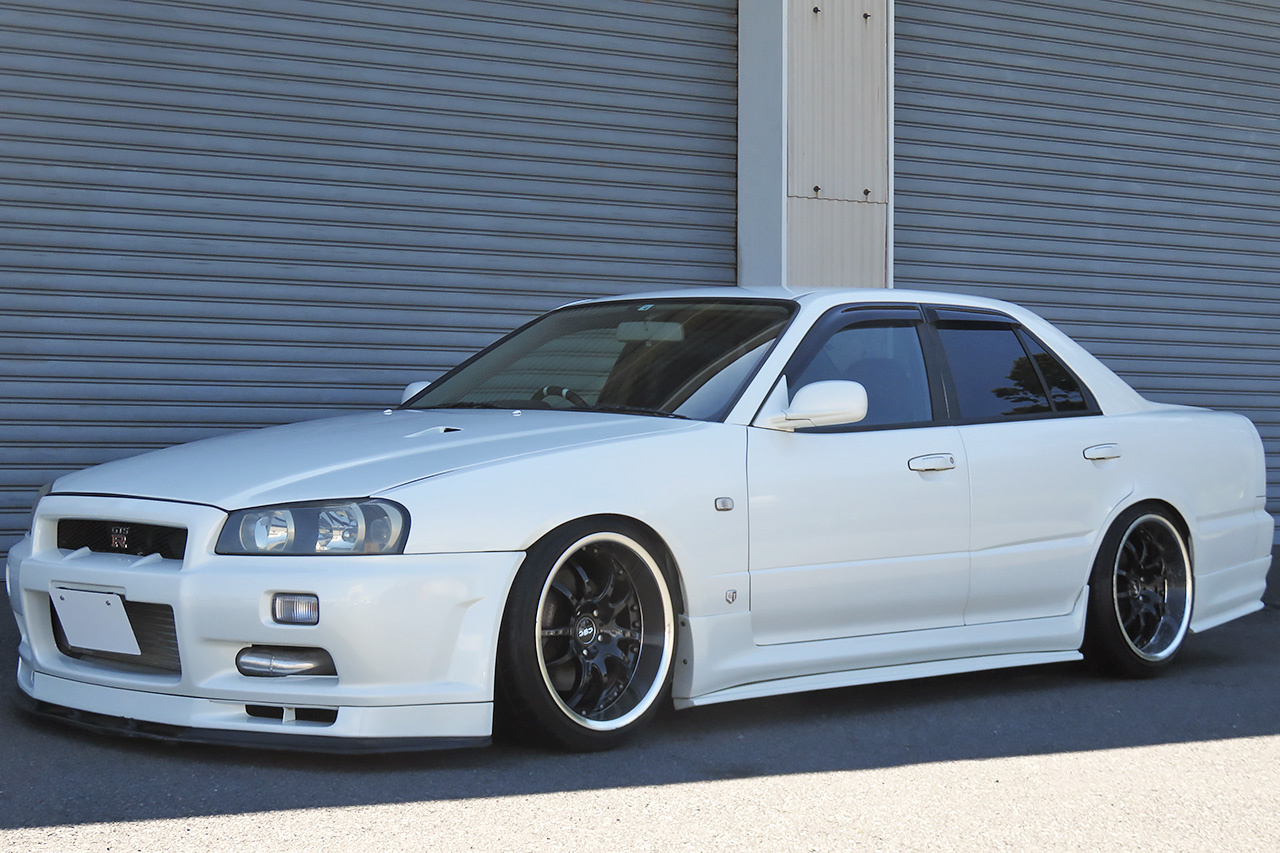1998 Nissan SKYLINE GTR LOOK 4D ER34 25 GT TURBO, NISMO CLUTCH, BLITZ Intercooler, TEIN Height Adjustable Coilovers