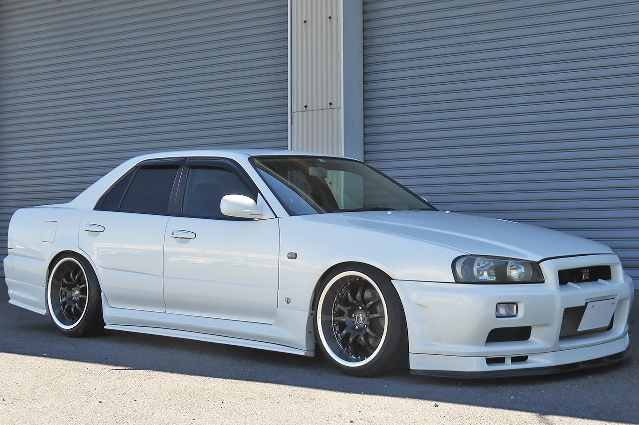 1998 Nissan SKYLINE GTR LOOK 4D ER34 25 GT TURBO, NISMO CLUTCH, BLITZ Intercooler, TEIN Height Adjustable Coilovers