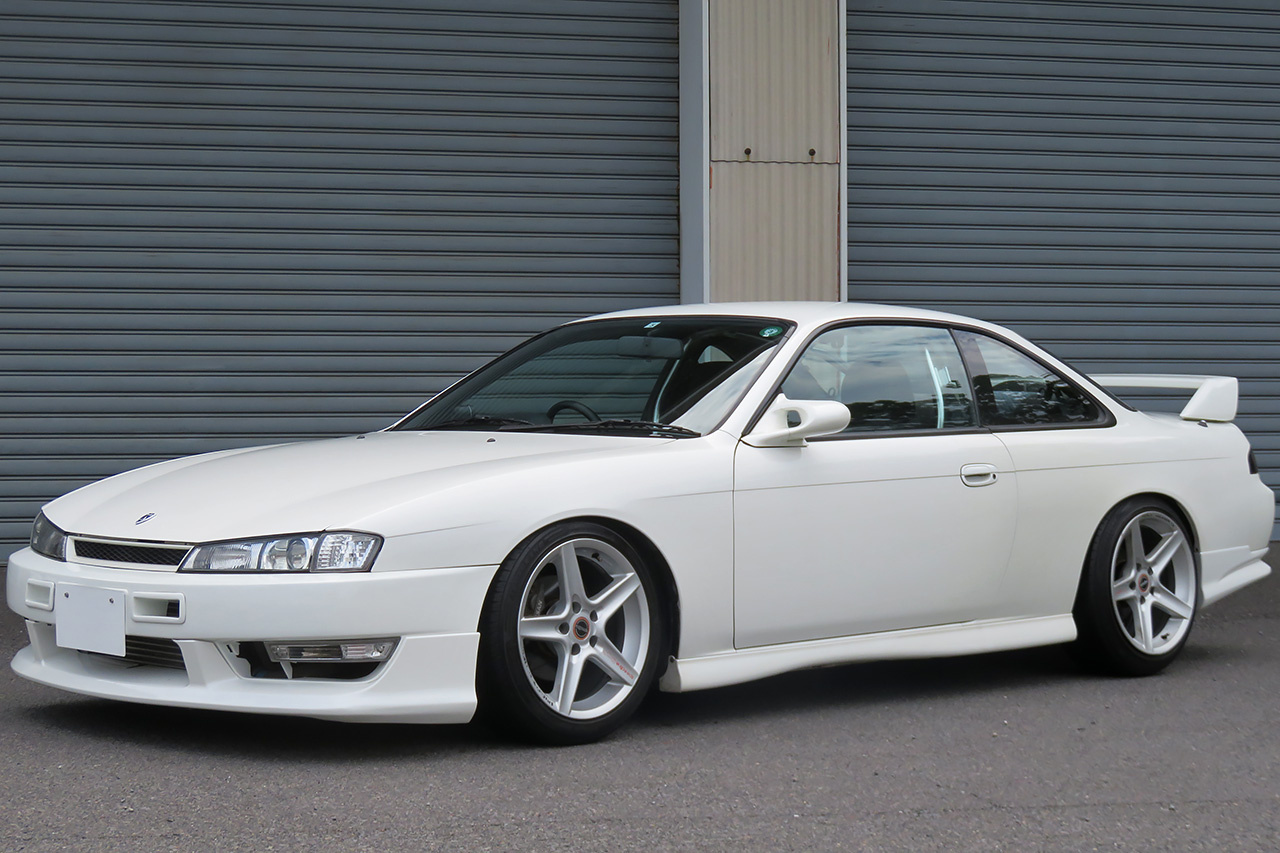 1997 Nissan SILVIA S14 K's KOUKI GANADOR Super Mirror, HKS Exhaust Manifold, TEIN Height Adjustable Coilovers
