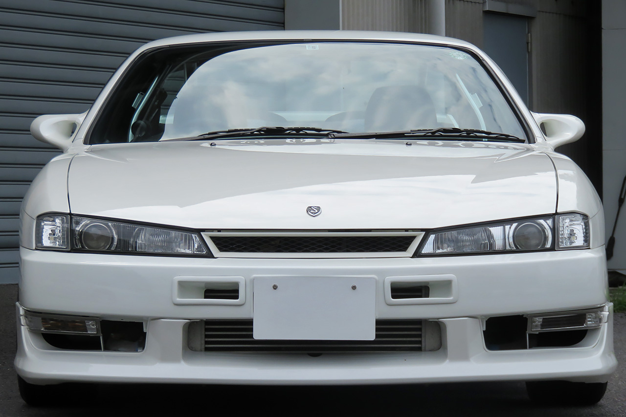 1997 Nissan SILVIA S14 K's KOUKI GANADOR Super Mirror, HKS Exhaust Manifold, TEIN Height Adjustable Coilovers
