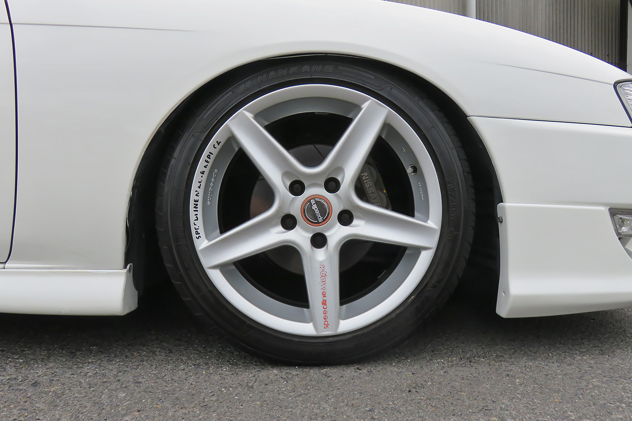 1997 Nissan SILVIA S14 K's KOUKI GANADOR Super Mirror, HKS Exhaust Manifold, TEIN Height Adjustable Coilovers