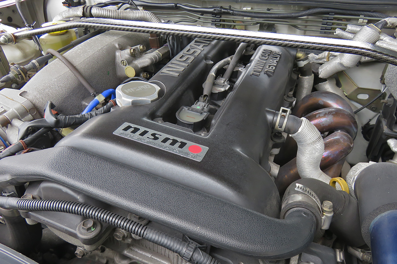1997 Nissan SILVIA S14 K's KOUKI GANADOR Super Mirror, HKS Exhaust Manifold, TEIN Height Adjustable Coilovers