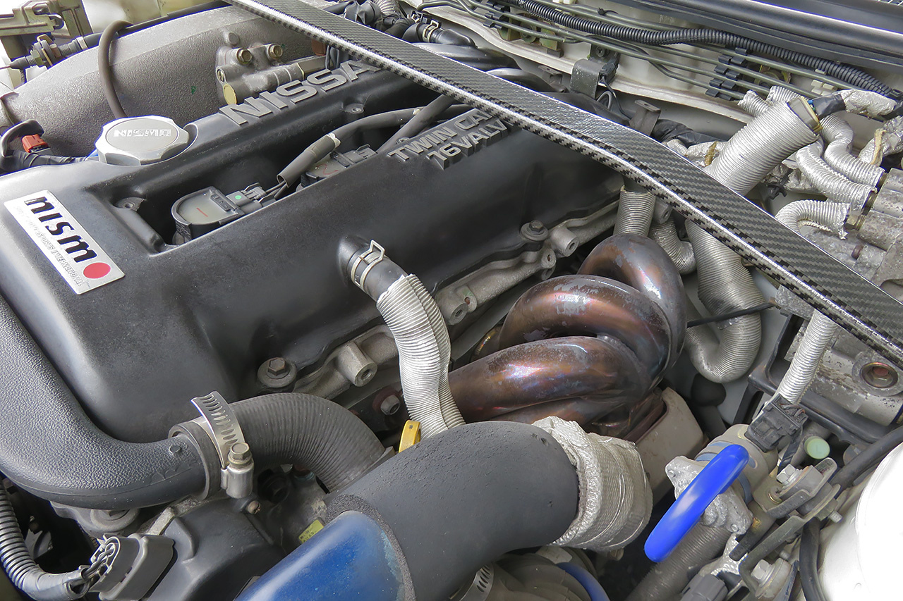 1997 Nissan SILVIA S14 K's KOUKI GANADOR Super Mirror, HKS Exhaust Manifold, TEIN Height Adjustable Coilovers