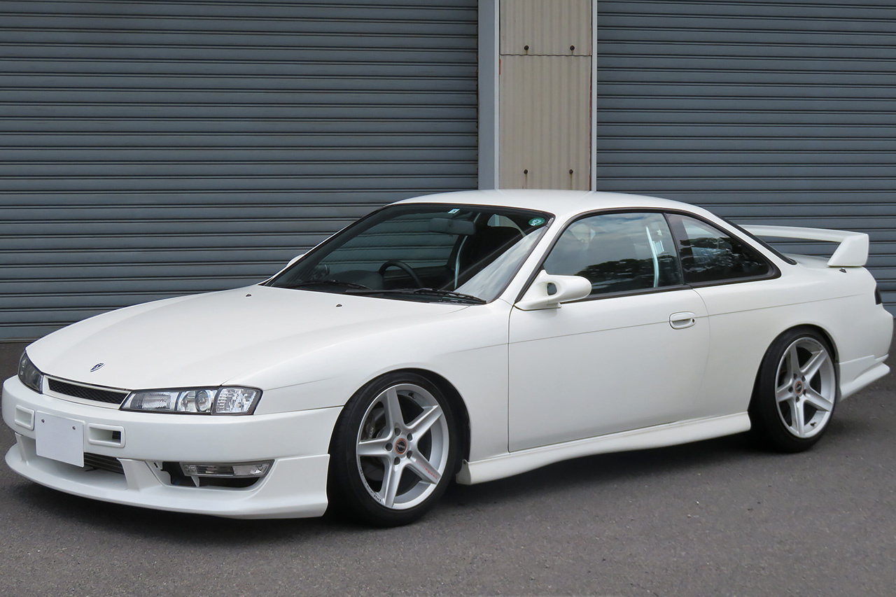 1997 Nissan SILVIA S14 K's KOUKI GANADOR Super Mirror, HKS Exhaust Manifold, TEIN Height Adjustable Coilovers