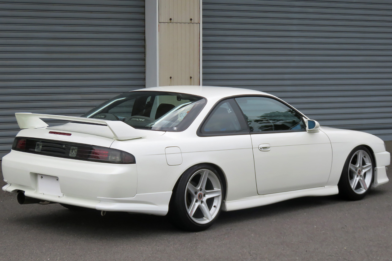 1997 Nissan SILVIA S14 K's KOUKI GANADOR Super Mirror, HKS Exhaust Manifold, TEIN Height Adjustable Coilovers