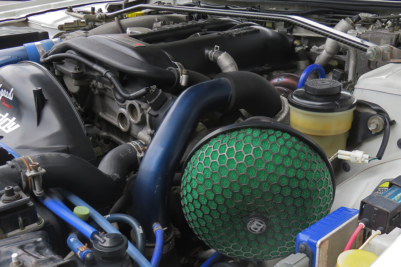 1997 Nissan SILVIA S14 K's KOUKI GANADOR Super Mirror, HKS Exhaust Manifold, TEIN Height Adjustable Coilovers