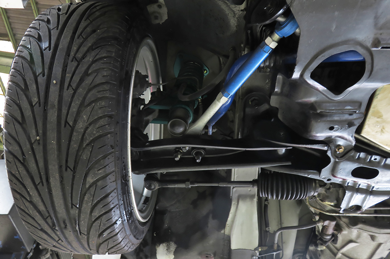 1997 Nissan SILVIA S14 K's KOUKI GANADOR Super Mirror, HKS Exhaust Manifold, TEIN Height Adjustable Coilovers