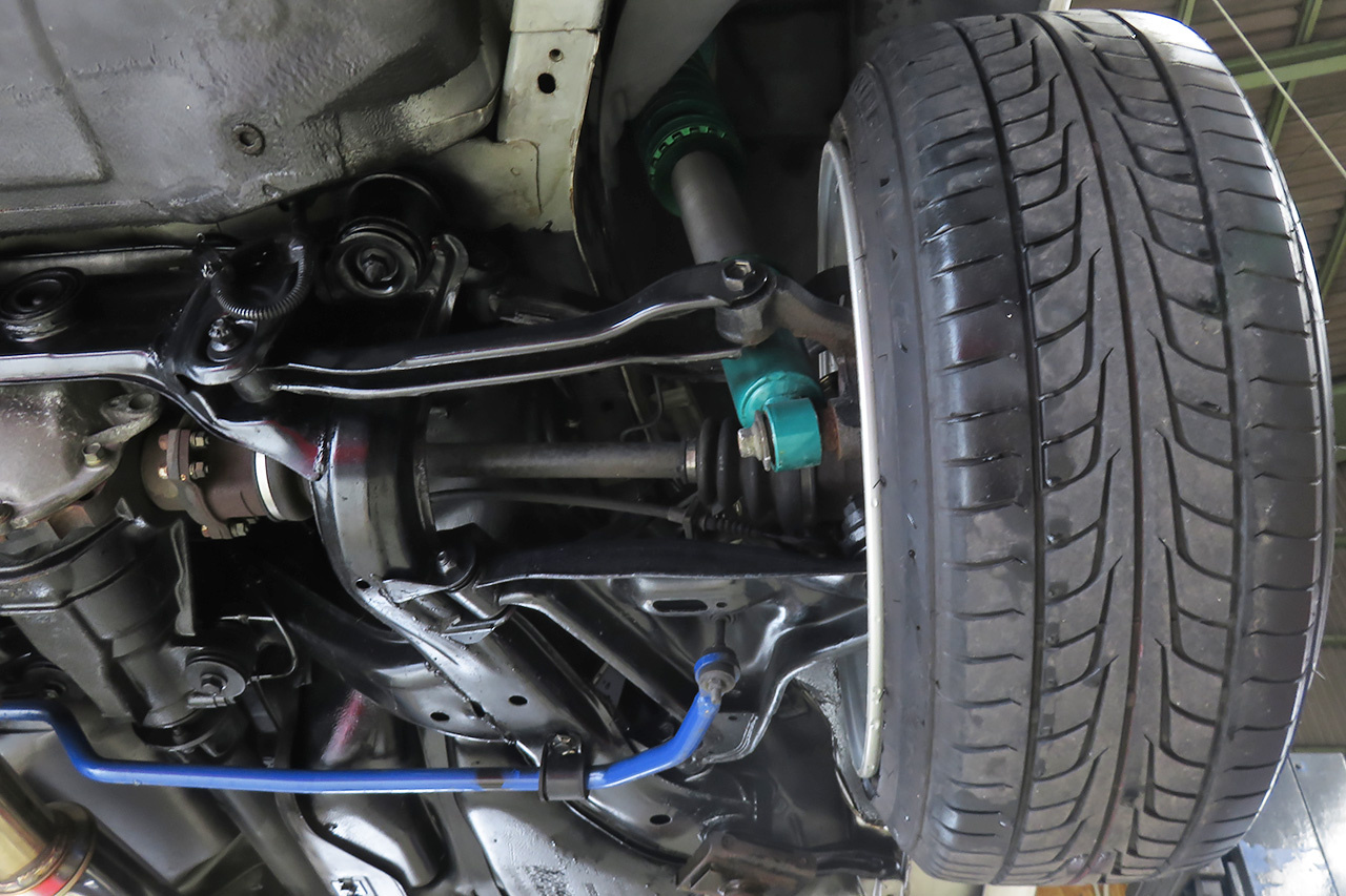 1997 Nissan SILVIA S14 K's KOUKI GANADOR Super Mirror, HKS Exhaust Manifold, TEIN Height Adjustable Coilovers