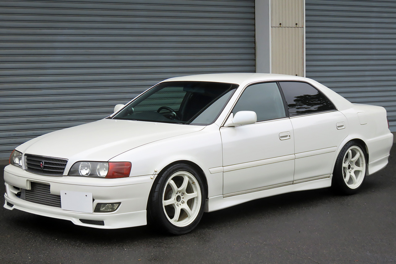 1998 Toyota CHASER JZX100 CHASER TOURER V, FACTORY 5F MT, GREDDY Intercooler, GREDDY Height Adjustable Coilovers