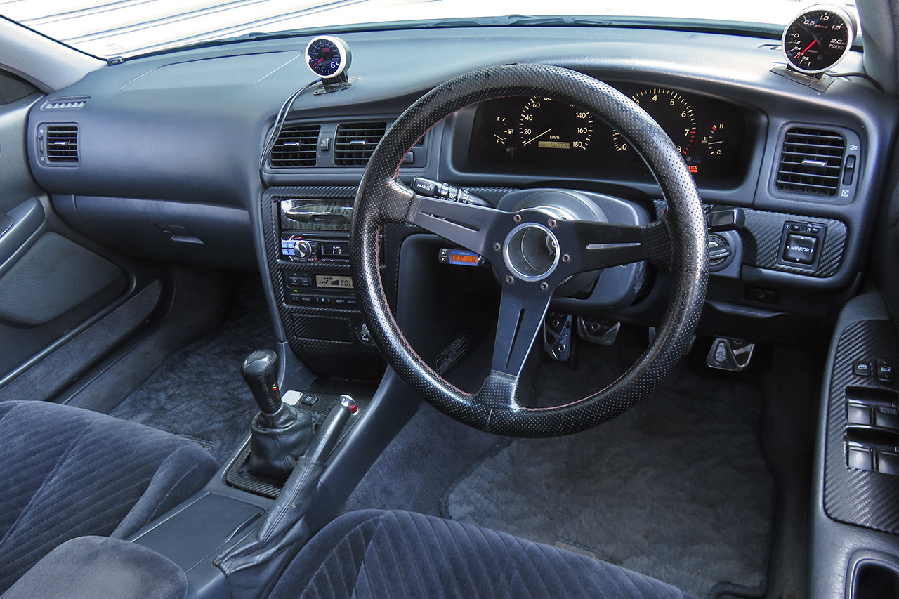 1998 Toyota CHASER JZX100 CHASER TOURER V, FACTORY 5F MT, GREDDY Intercooler, GREDDY Height Adjustable Coilovers