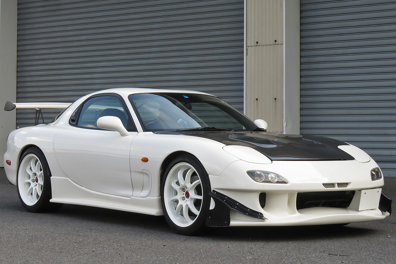 1996 Mazda ENFINI RX-7 FD3S RX7 BATHURST, RE-AMEMIYA Front Bumper, APEXi Adjustable Height Coilovers