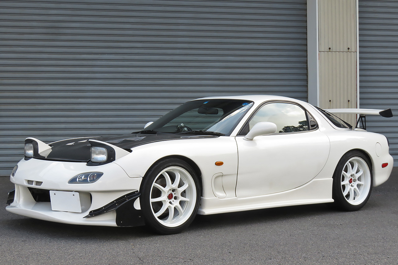 1996 Mazda ENFINI RX-7 FD3S RX7 BATHURST, RE-AMEMIYA Front Bumper, APEXi Adjustable Height Coilovers