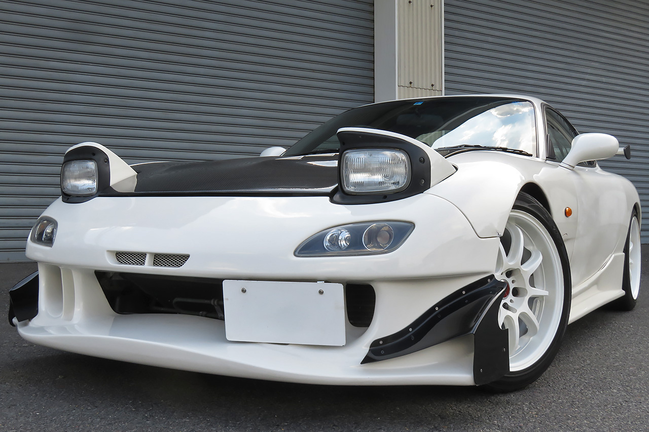 1996 Mazda ENFINI RX-7 FD3S RX7 BATHURST, RE-AMEMIYA Front Bumper, APEXi Adjustable Height Coilovers