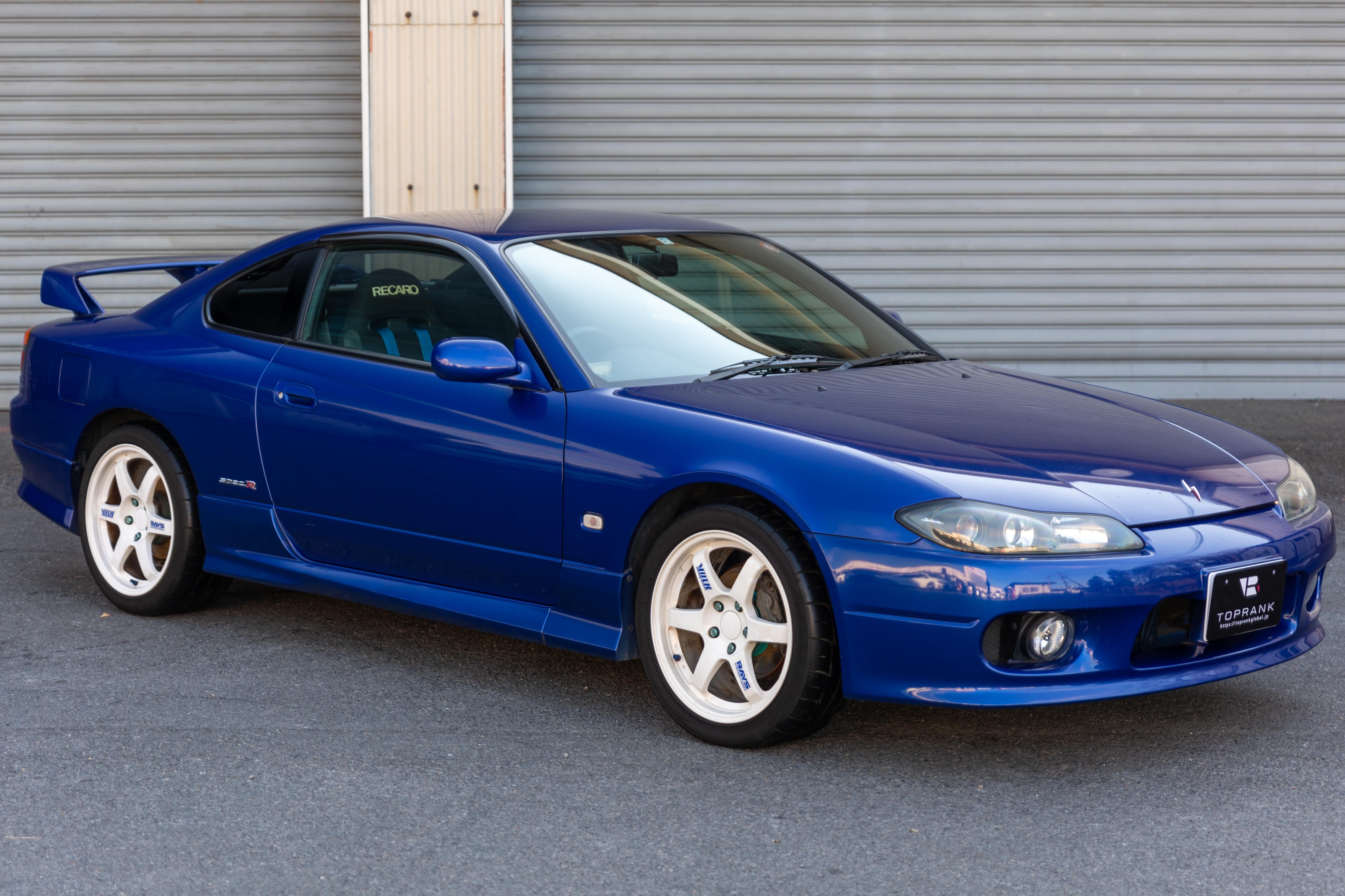 2002 Nissan SILVIA S15 SPEC R AERO, NISMO Muffler, VOLK RACING RAYS TE37 17 Inch Wheels