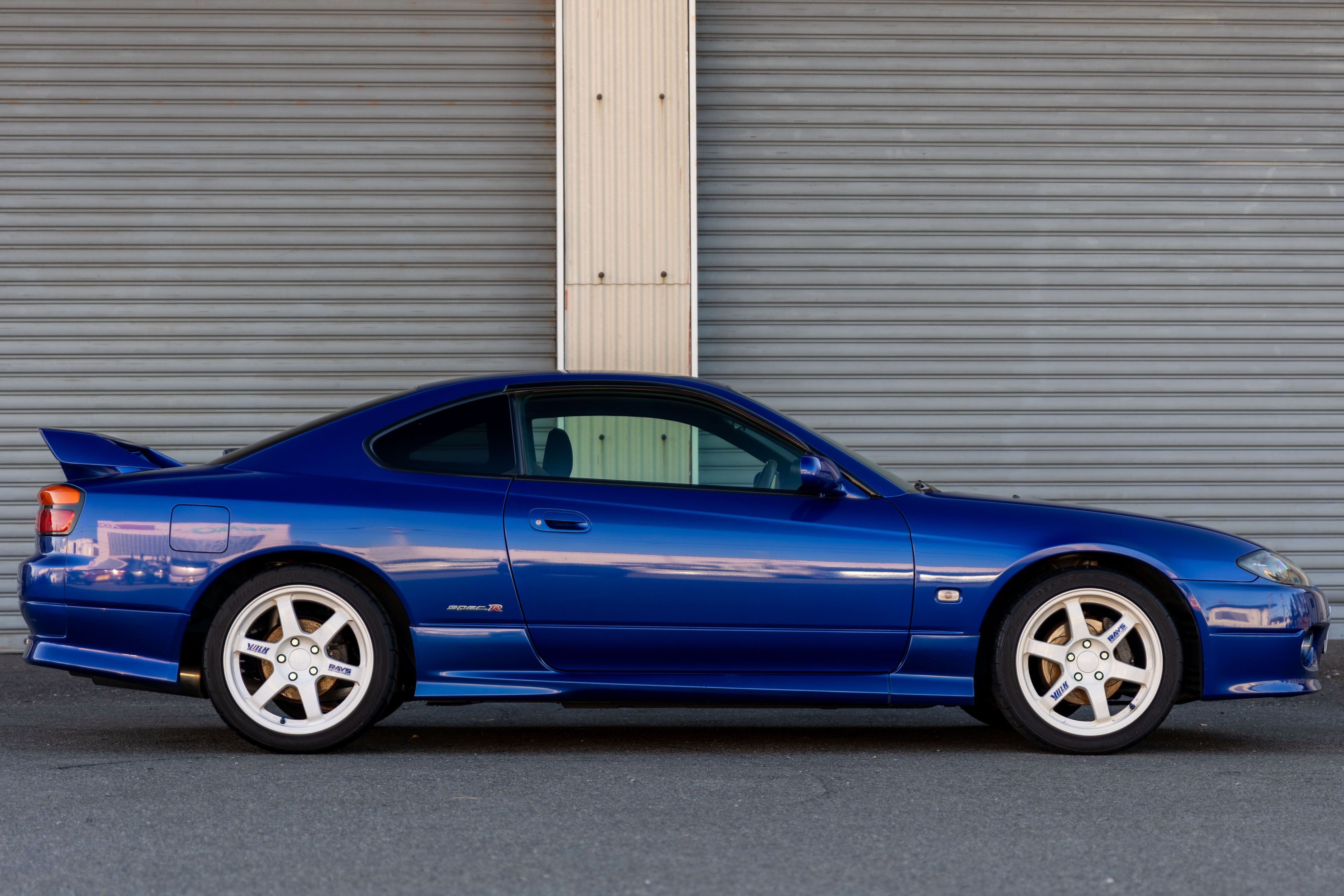 2002 Nissan SILVIA S15 SPEC R AERO, NISMO Muffler, VOLK RACING RAYS TE37 17 Inch Wheels