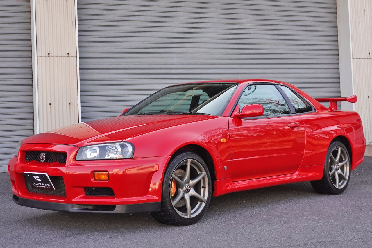 1999 Nissan SKYLINE GT-R BNR34 R34 Skyline GT-R AR2 ACTIVE RED