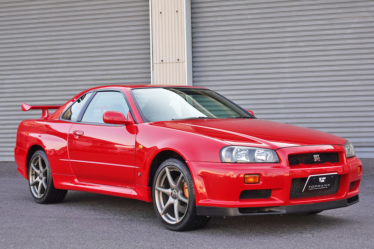 1999 Nissan SKYLINE GT-R BNR34 R34 Skyline GT-R AR2 ACTIVE RED