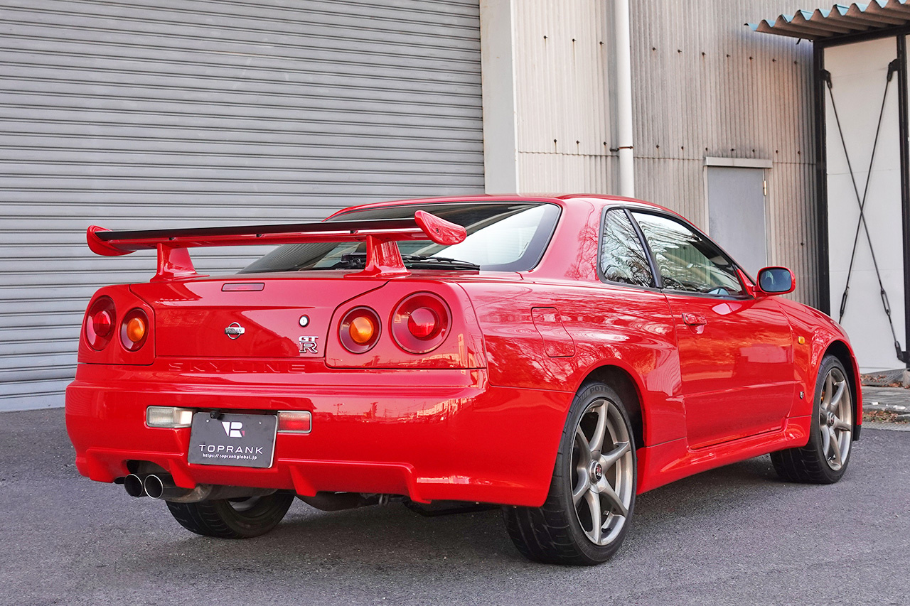1999 Nissan SKYLINE GT-R BNR34 R34 Skyline GT-R AR2 ACTIVE RED
