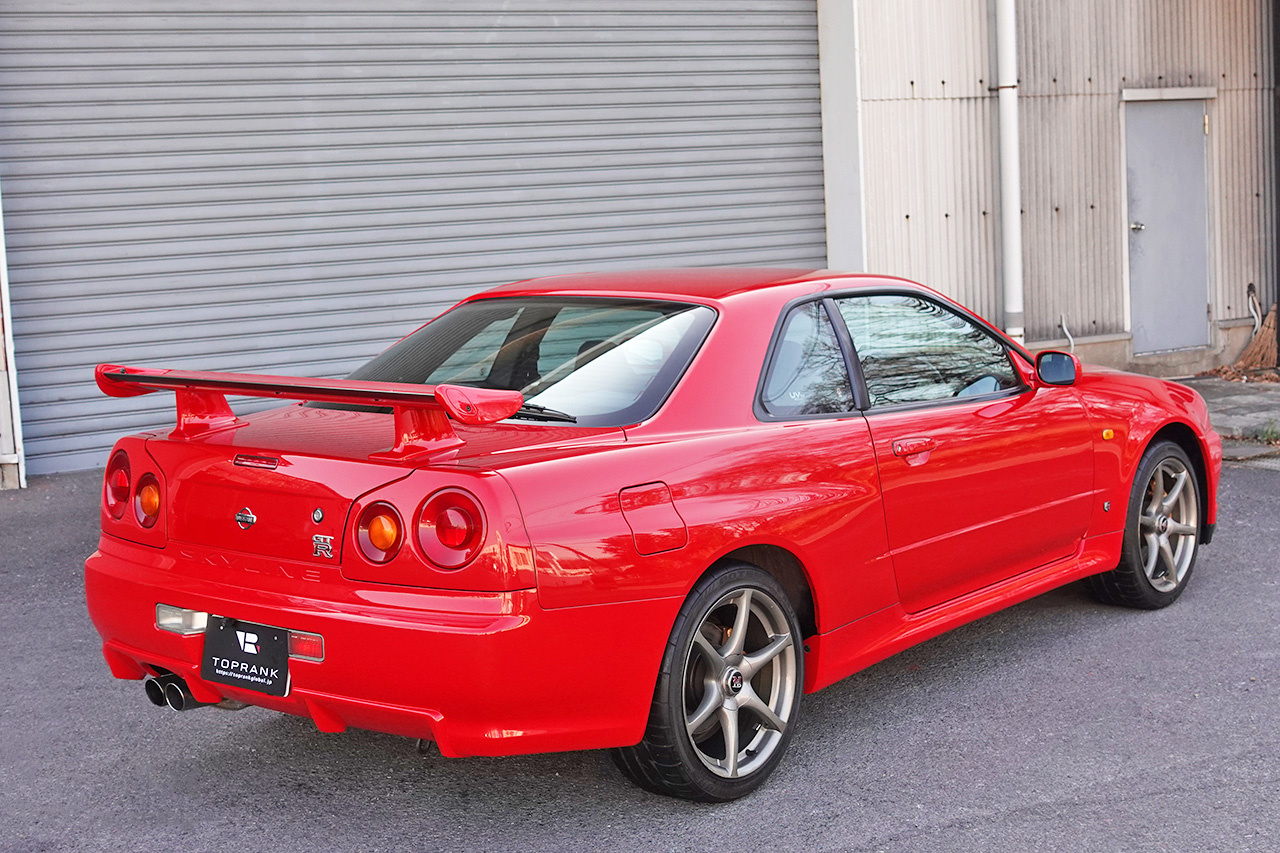 1999 Nissan SKYLINE GT-R BNR34 R34 Skyline GT-R AR2 ACTIVE RED