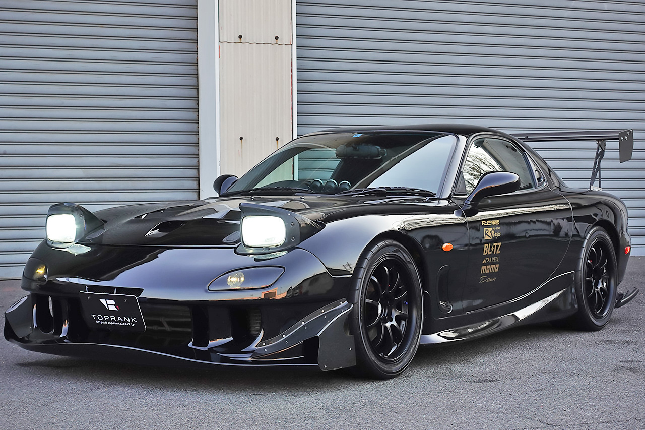 1999 Mazda RX-7 FD3S RX7 TYPE RB, ADVAN 17 INCH AW, AFTERMARKET GT WING