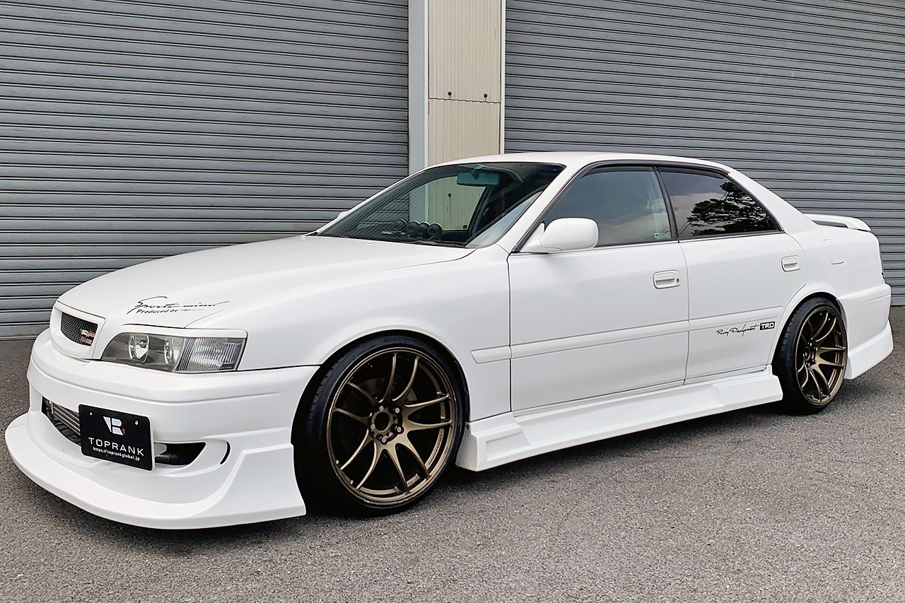 1999 Toyota CHASER JZX100 TOURER V, Origin Lab Full Aero Kit, Work Kiwami 19 Inch Wheels