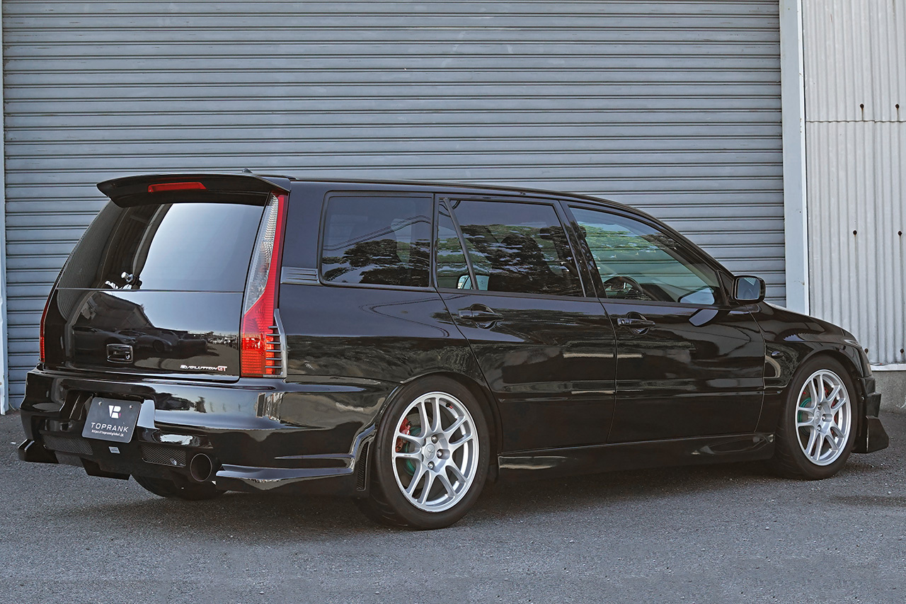 2005 Mitsubishi LANCER EVOLUTION WAGON CT9W EVOLUTION GT, HKS Height Adjustable Coilovers, HKS Catalyzer