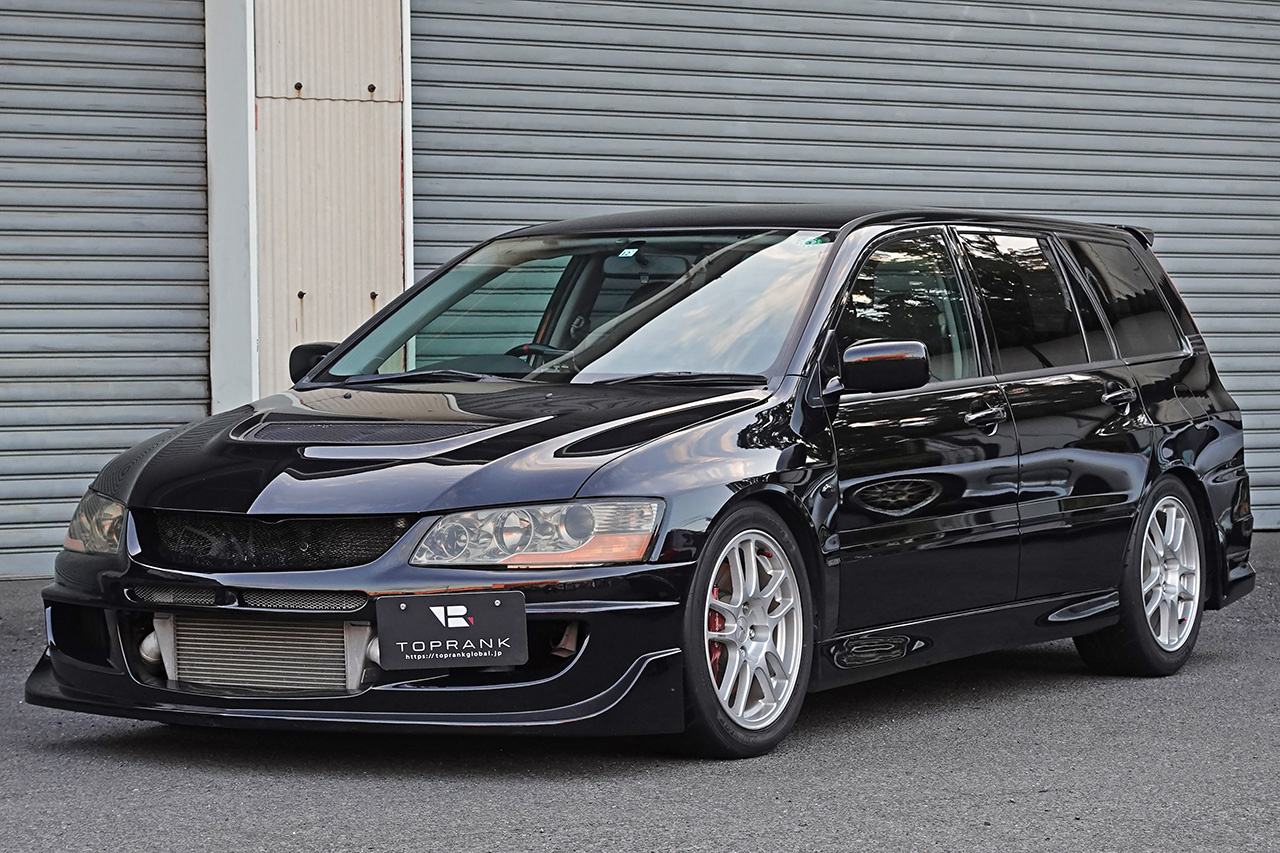 2005 Mitsubishi LANCER EVOLUTION WAGON CT9W EVOLUTION GT, HKS Height Adjustable Coilovers, HKS Catalyzer