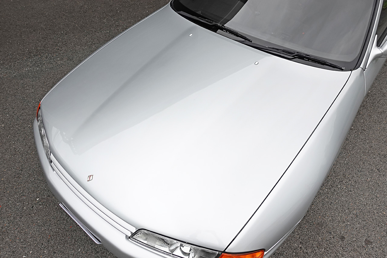 1994 Nissan SKYLINE GT-R BNR32 R32 GTR V-Spec II, KL0 Spark Silver Metallic, 5 Zigen Muffler