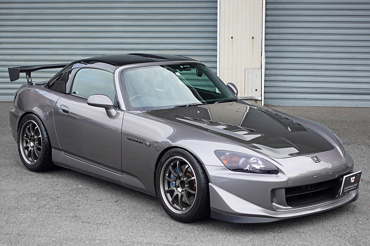 2007 Honda S2000 AP2 S2000, MUGEN Carbon Bonnet, MUGEN Hard Top, VOLTEX Wing