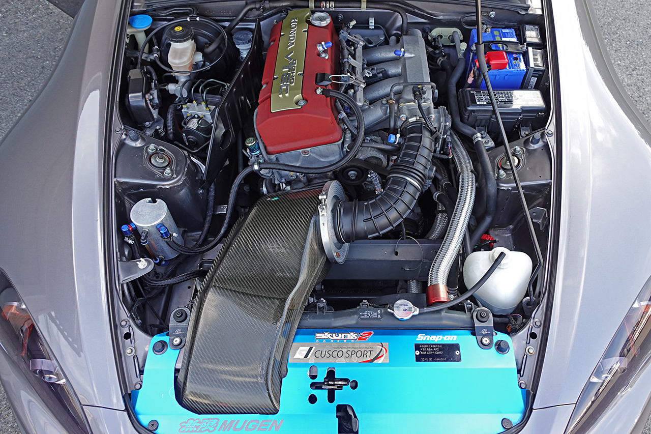 2007 Honda S2000 AP2 S2000, MUGEN Carbon Bonnet, MUGEN Hard Top, VOLTEX Wing
