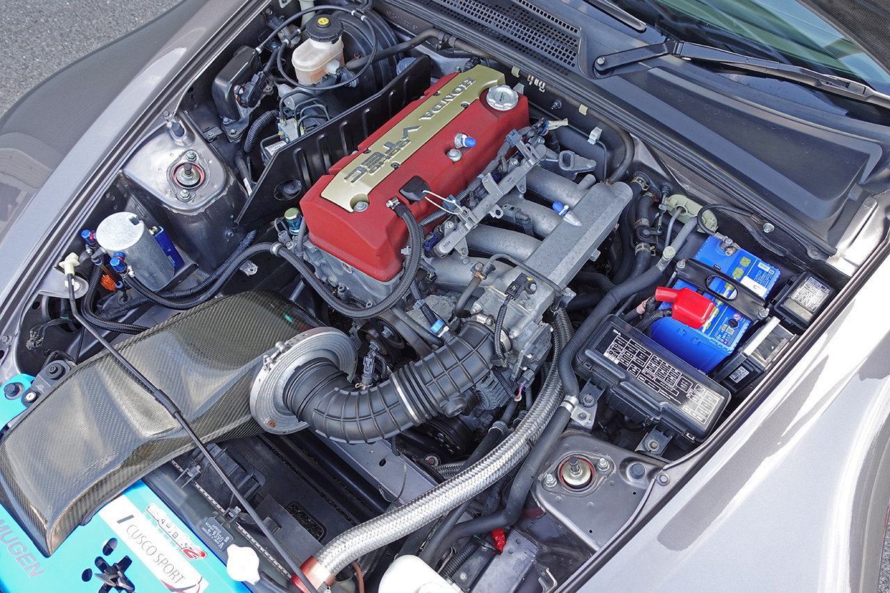 2007 Honda S2000 AP2 S2000, MUGEN Carbon Bonnet, MUGEN Hard Top, VOLTEX Wing