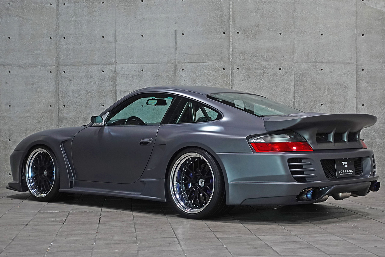 2001 Porsche 911 USDM Porsche 911 Turbo, Top Secret Wide Body