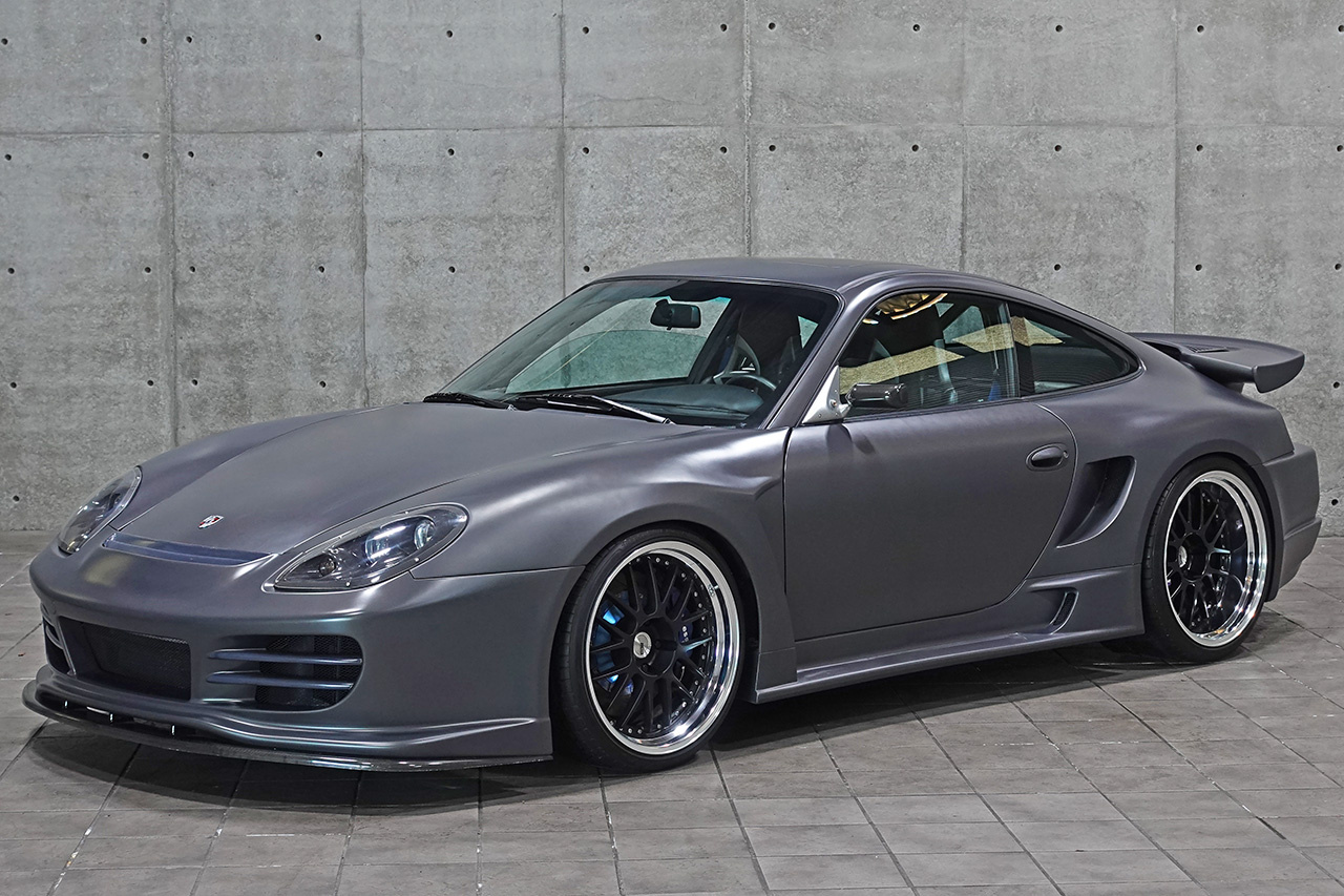 2001 Porsche 911 USDM Porsche 911 Turbo, Top Secret Wide Body