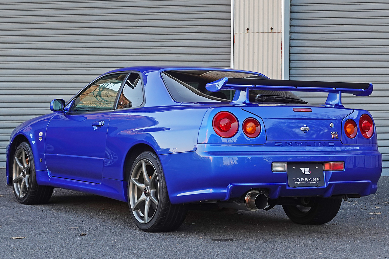 2000 Nissan SKYLINE GT-R BNR34 R34 GTR, TV2 BAYSIDE BLUE, LOW MILEAGE