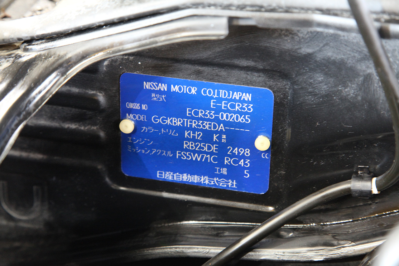 1993 Nissan SKYLINE R33 GTS25 Type-S