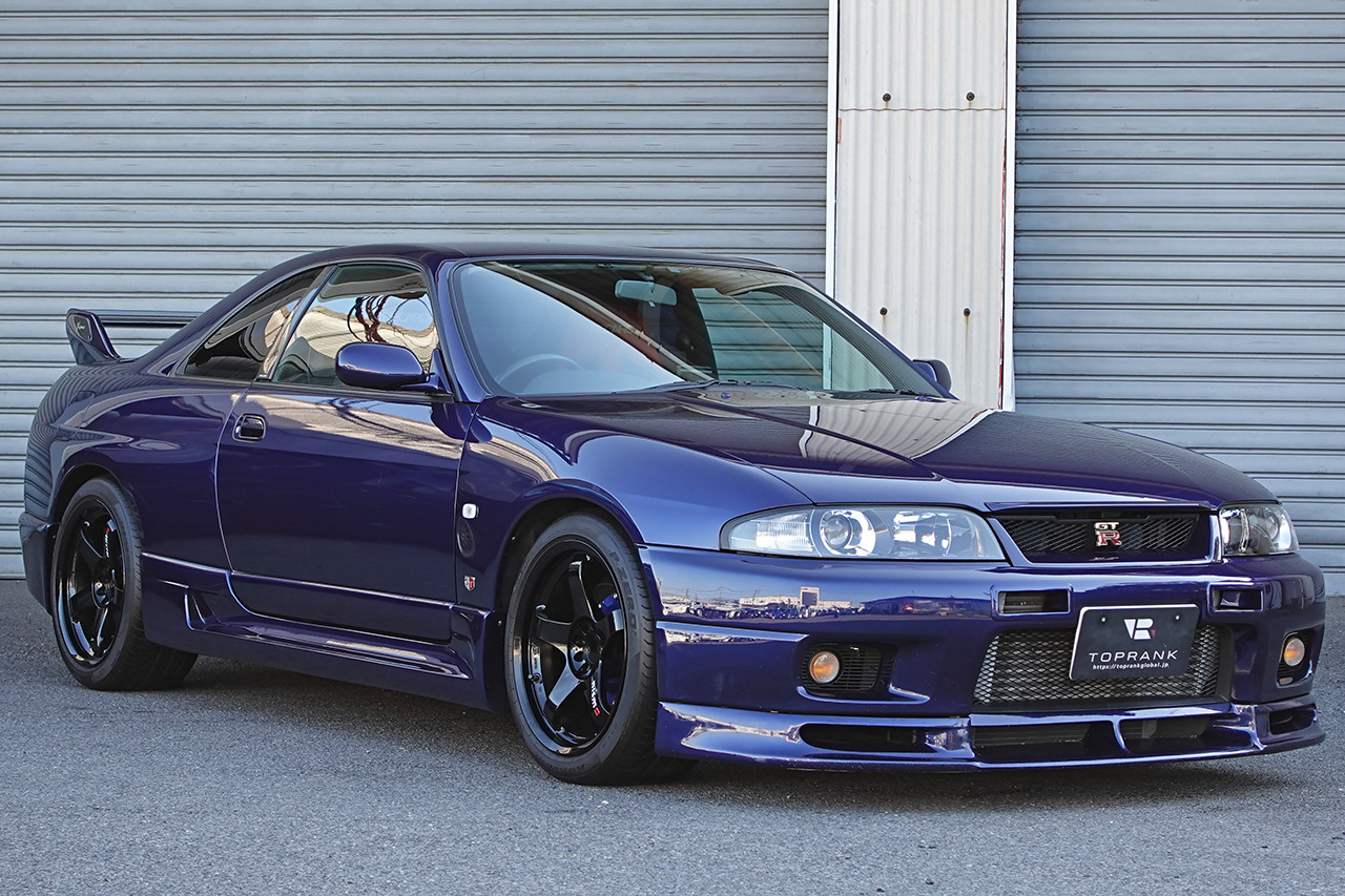 1996 Nissan SKYLINE GT-R BCNR33 R33 GT-R V-SPEC BN6 Deep Marine Blue, Tomei 2.8L Stroker kit, Nismo Aero Kit, Endless Brakes