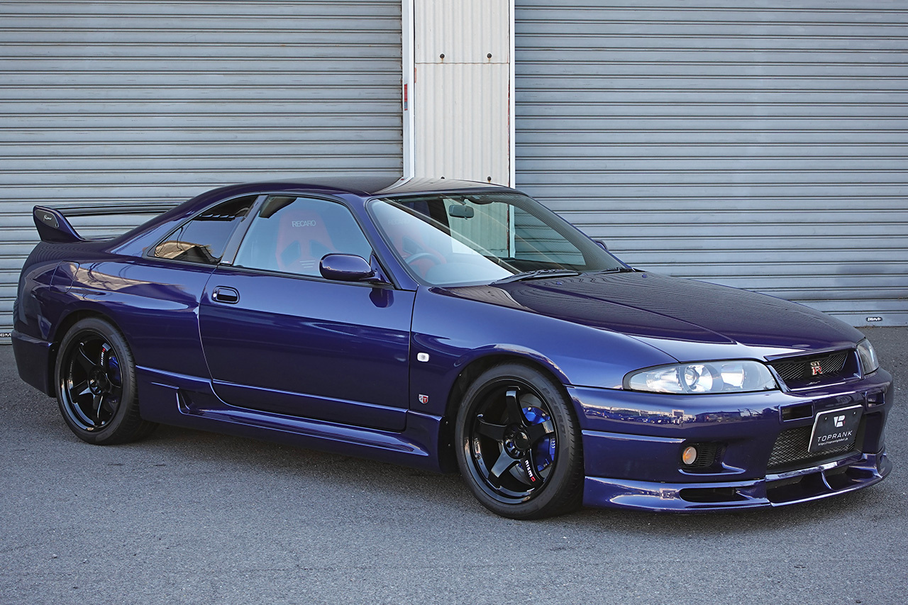 1996 Nissan SKYLINE GT-R BCNR33 R33 GT-R V-SPEC BN6 Deep Marine Blue, Tomei 2.8L Stroker kit, Nismo Aero Kit, Endless Brakes