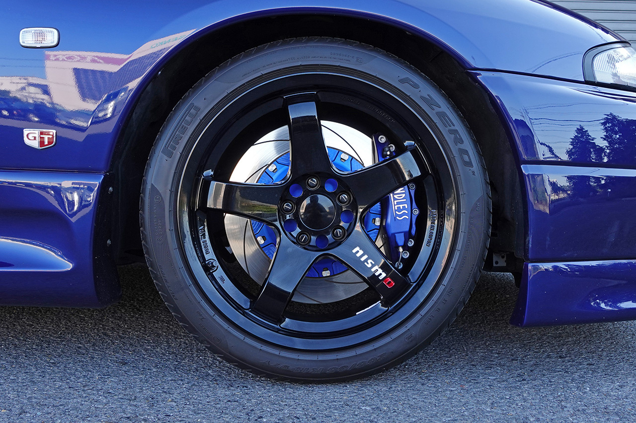 1996 Nissan SKYLINE GT-R BCNR33 R33 GT-R V-SPEC BN6 Deep Marine Blue, Tomei 2.8L Stroker kit, Nismo Aero Kit, Endless Brakes