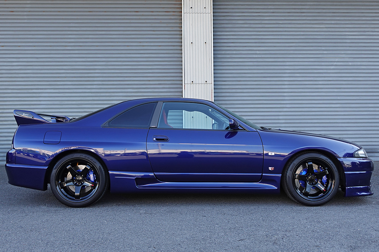 1996 Nissan SKYLINE GT-R BCNR33 R33 GT-R V-SPEC BN6 Deep Marine Blue, Tomei 2.8L Stroker kit, Nismo Aero Kit, Endless Brakes
