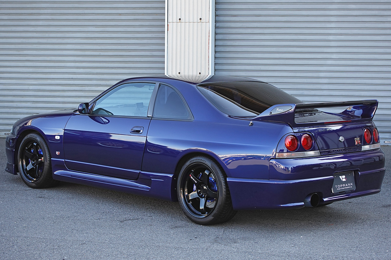 1996 Nissan SKYLINE GT-R BCNR33 R33 GT-R V-SPEC BN6 Deep Marine Blue, Tomei 2.8L Stroker kit, Nismo Aero Kit, Endless Brakes