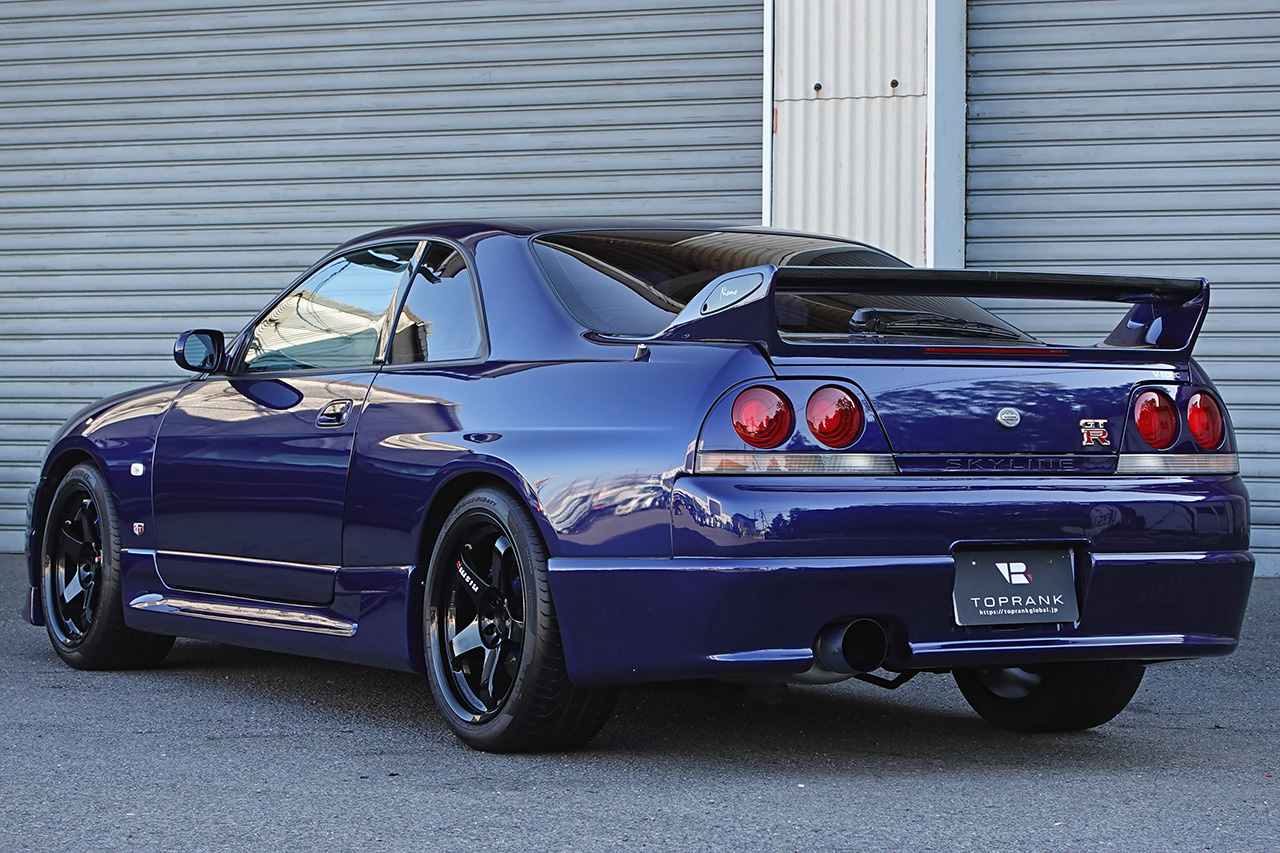 1996 Nissan SKYLINE GT-R BCNR33 R33 GT-R V-SPEC BN6 Deep Marine Blue, Tomei 2.8L Stroker kit, Nismo Aero Kit, Endless Brakes