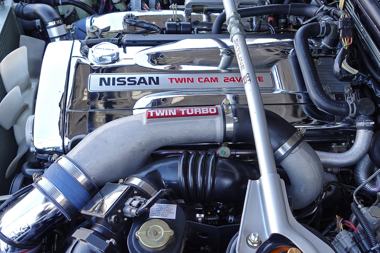 1996 Nissan SKYLINE GT-R BCNR33 R33 GT-R V-SPEC BN6 Deep Marine Blue, Tomei 2.8L Stroker kit, Nismo Aero Kit, Endless Brakes