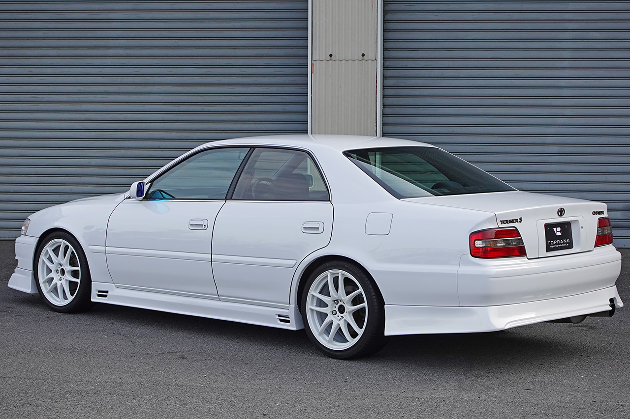 1998 Toyota CHASER JZX100 TOURER S, WORK Wheels 17 In, Aftermarket Aero