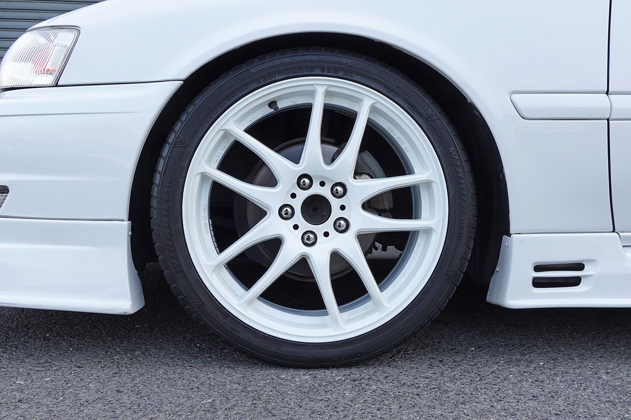 1998 Toyota CHASER JZX100 TOURER S, WORK Wheels 17 In, Aftermarket Aero